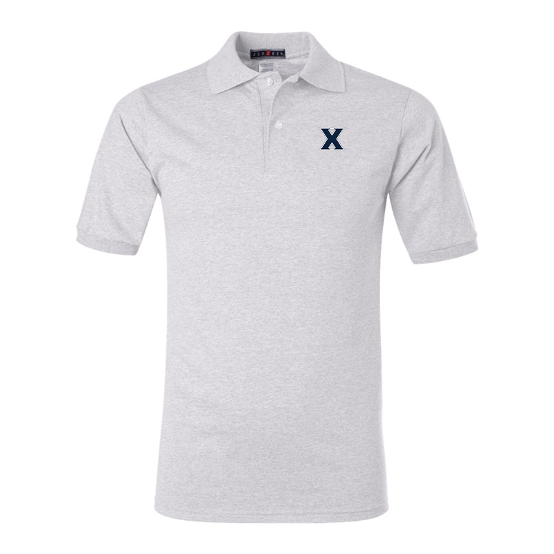 Men's Xavier Musketeers JERZEES  SpotShield polo